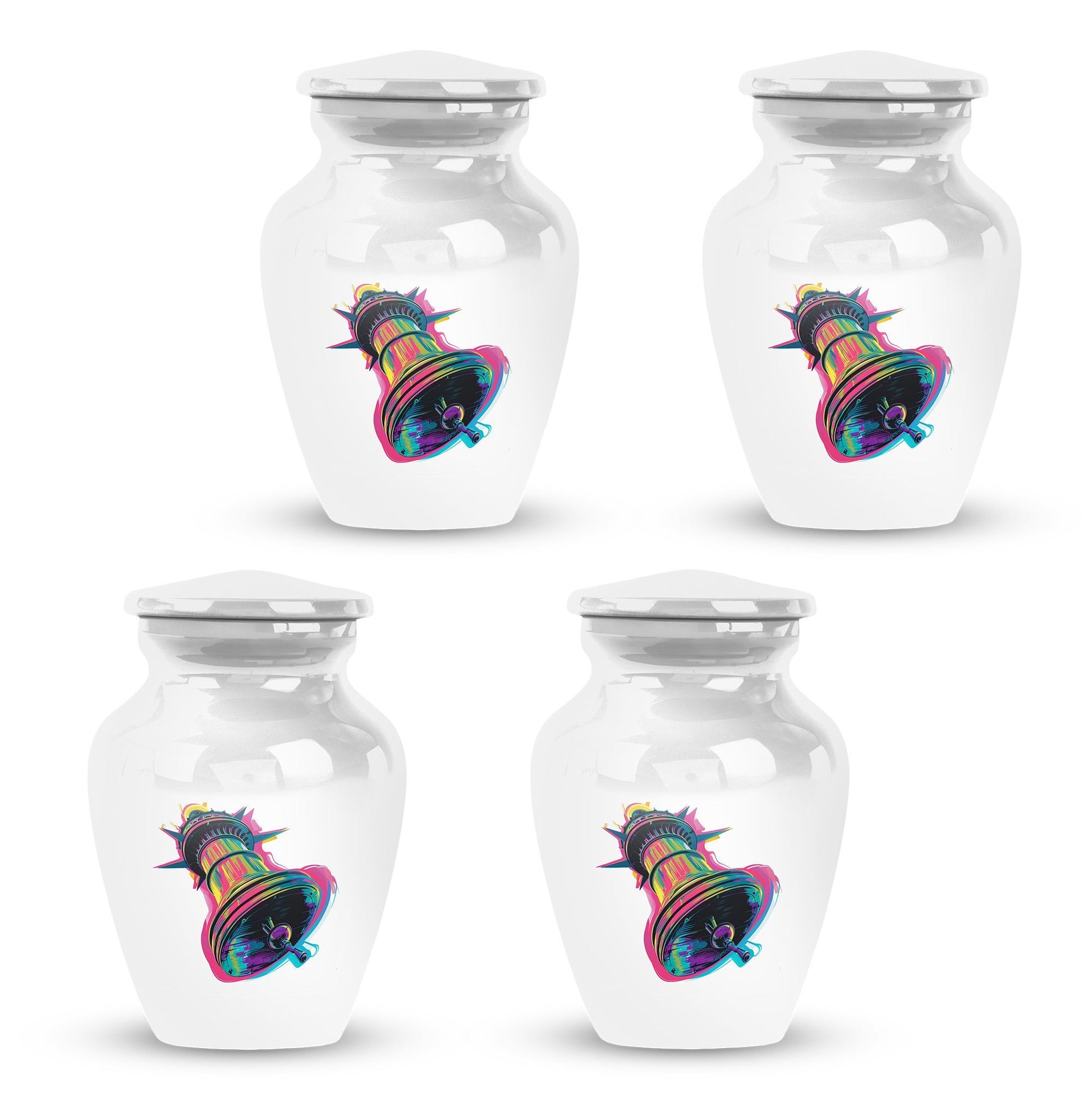 10-inch classic bell urn, memorial human urn for ashes