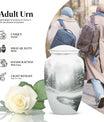 mountain winter urn for human ashes