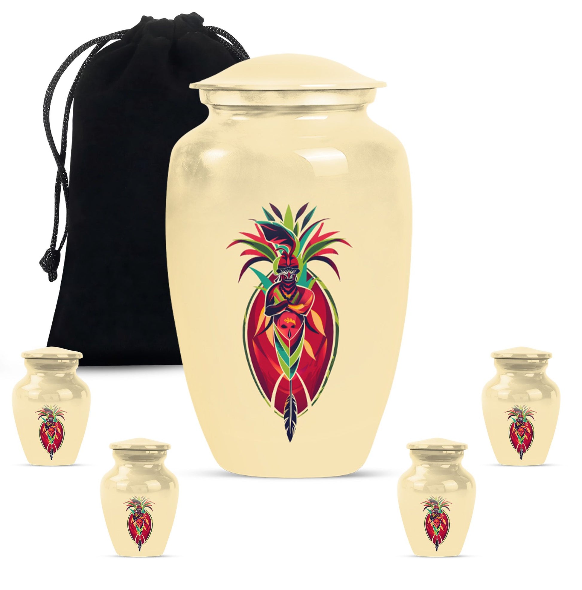 native American urn for burial funeral cremation