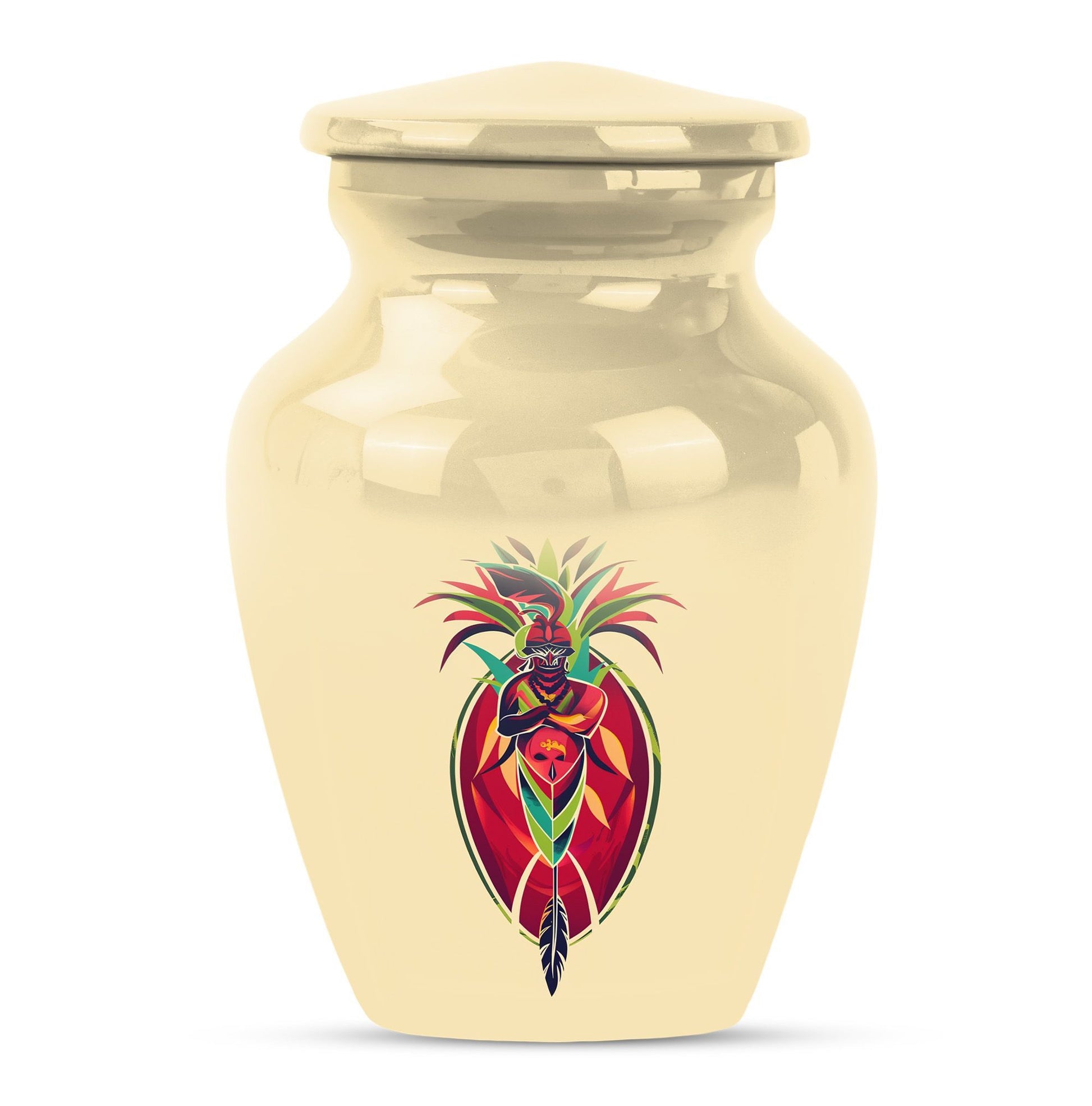 native American urn for burial funeral cremation