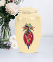 native American urn for burial funeral cremation
