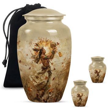 Large Urn with 2 Mini Urn