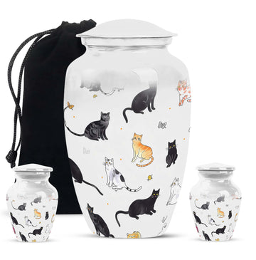 Large Urn with 2 Mini Urn