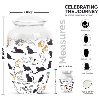 Elegant 10-inch PAWS Urn.