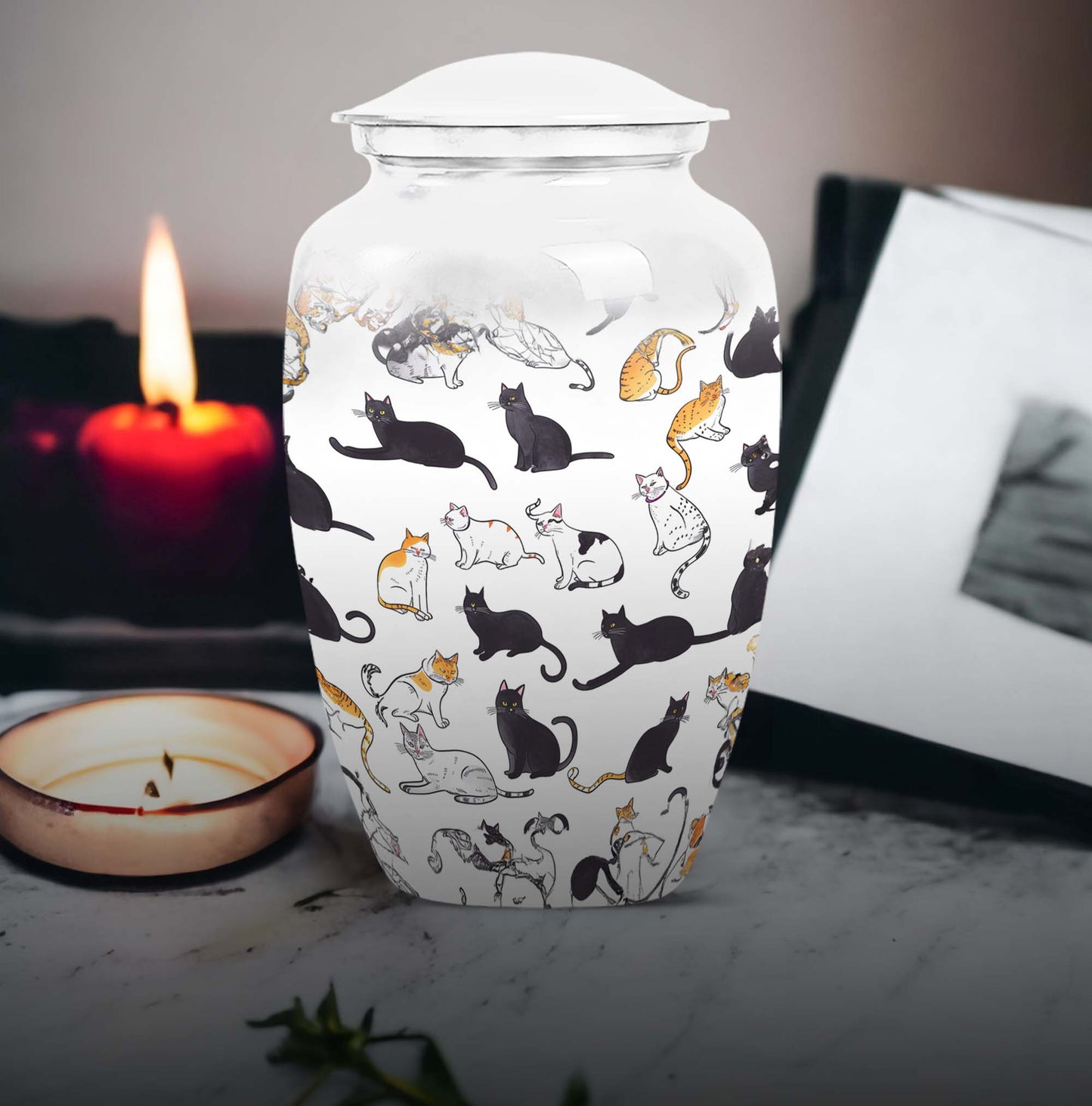 Elegant 10-inch PAWS Urn.