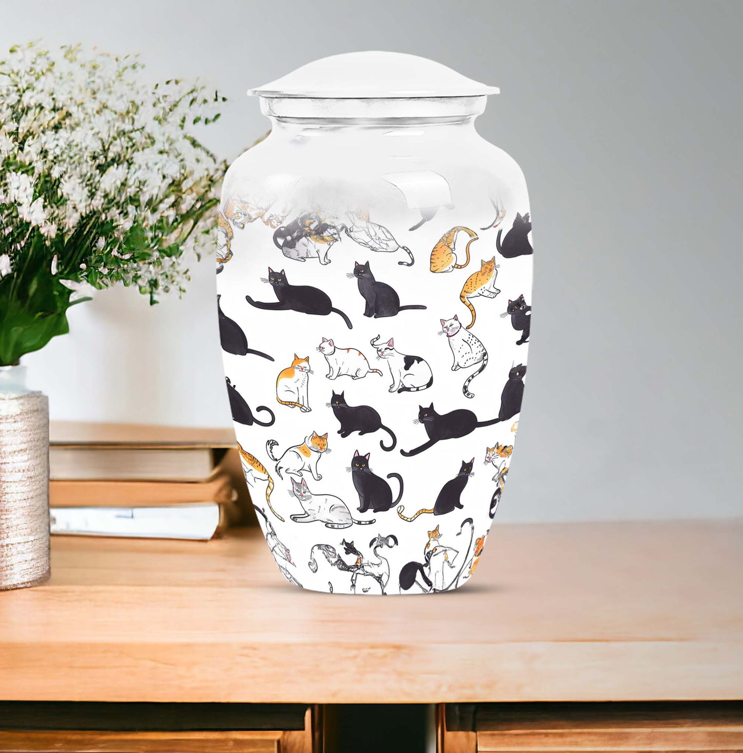 Elegant 10-inch PAWS Urn.