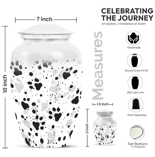 Classic PAWS cremation urn for women's ashes