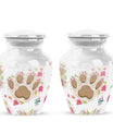 Classic 10-inch PAWS Urn, personalized cremation urn.
