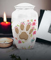 Classic 10-inch PAWS Urn, personalized cremation urn.