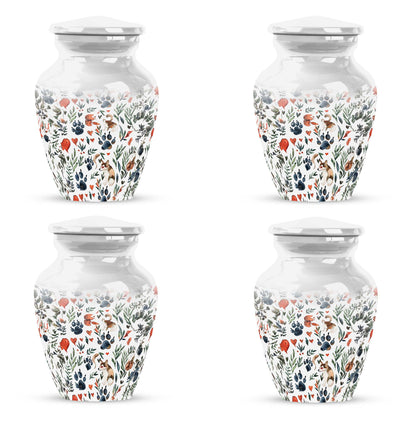10-inch PAWS Urn, classic aluminium memorial urn 