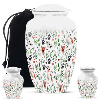 Large Urn with 2 Mini Urn