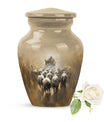  shepherd urn for mother's cremation ashes
