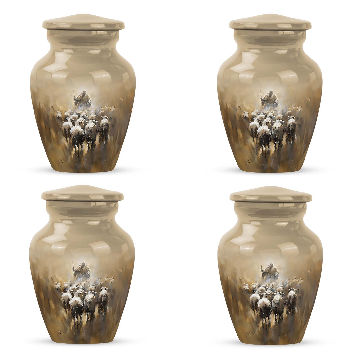  shepherd urn for mother's cremation ashes