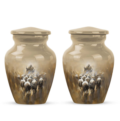  shepherd urn for mother's cremation ashes