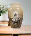  shepherd urn for mother's cremation ashes