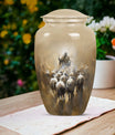  shepherd urn for mother's cremation ashes