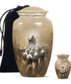  shepherd urn for mother's cremation ashes