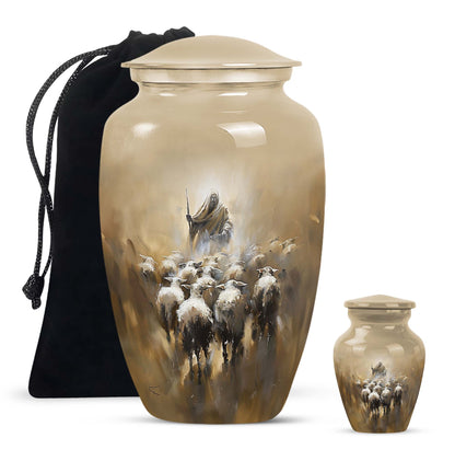  shepherd urn for mother's cremation ashes