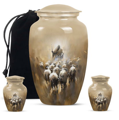  shepherd urn for mother's cremation ashes