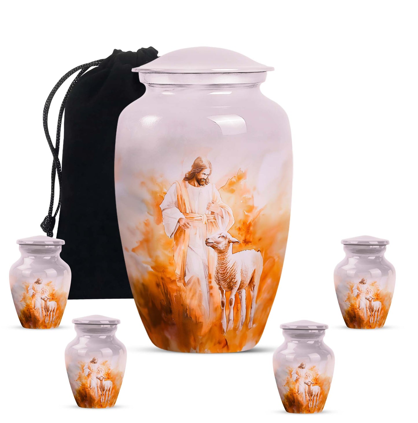 Classic 10-inch Shepherd Urn for ashes with engraving option
