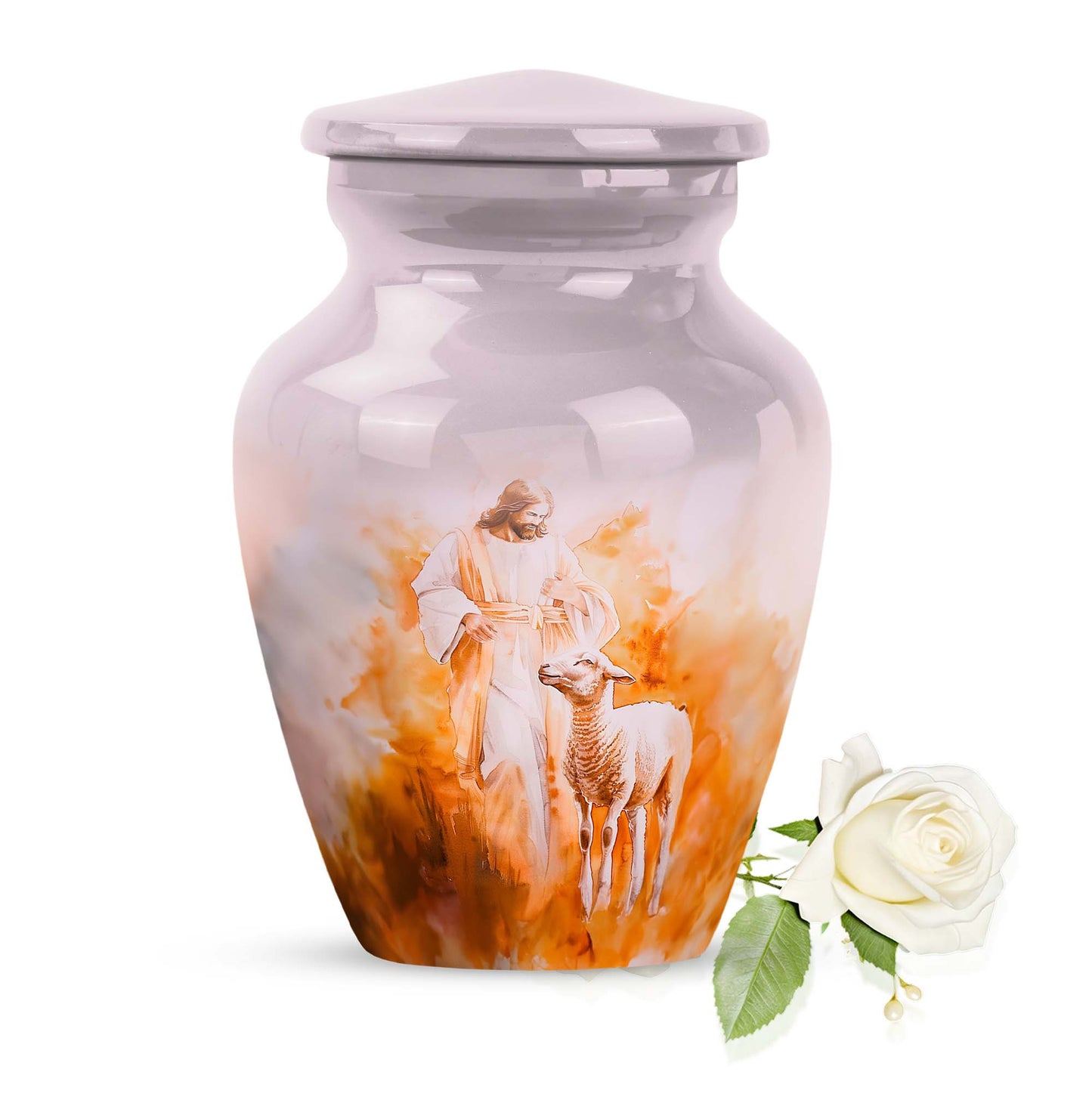Classic 10-inch Shepherd Urn for ashes with engraving option
