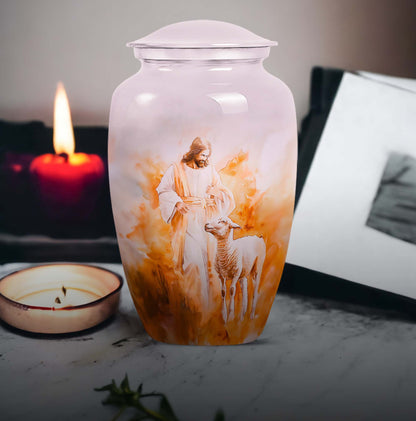 Classic 10-inch Shepherd Urn for ashes with engraving option