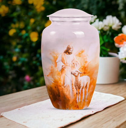 Classic 10-inch Shepherd Urn for ashes with engraving option