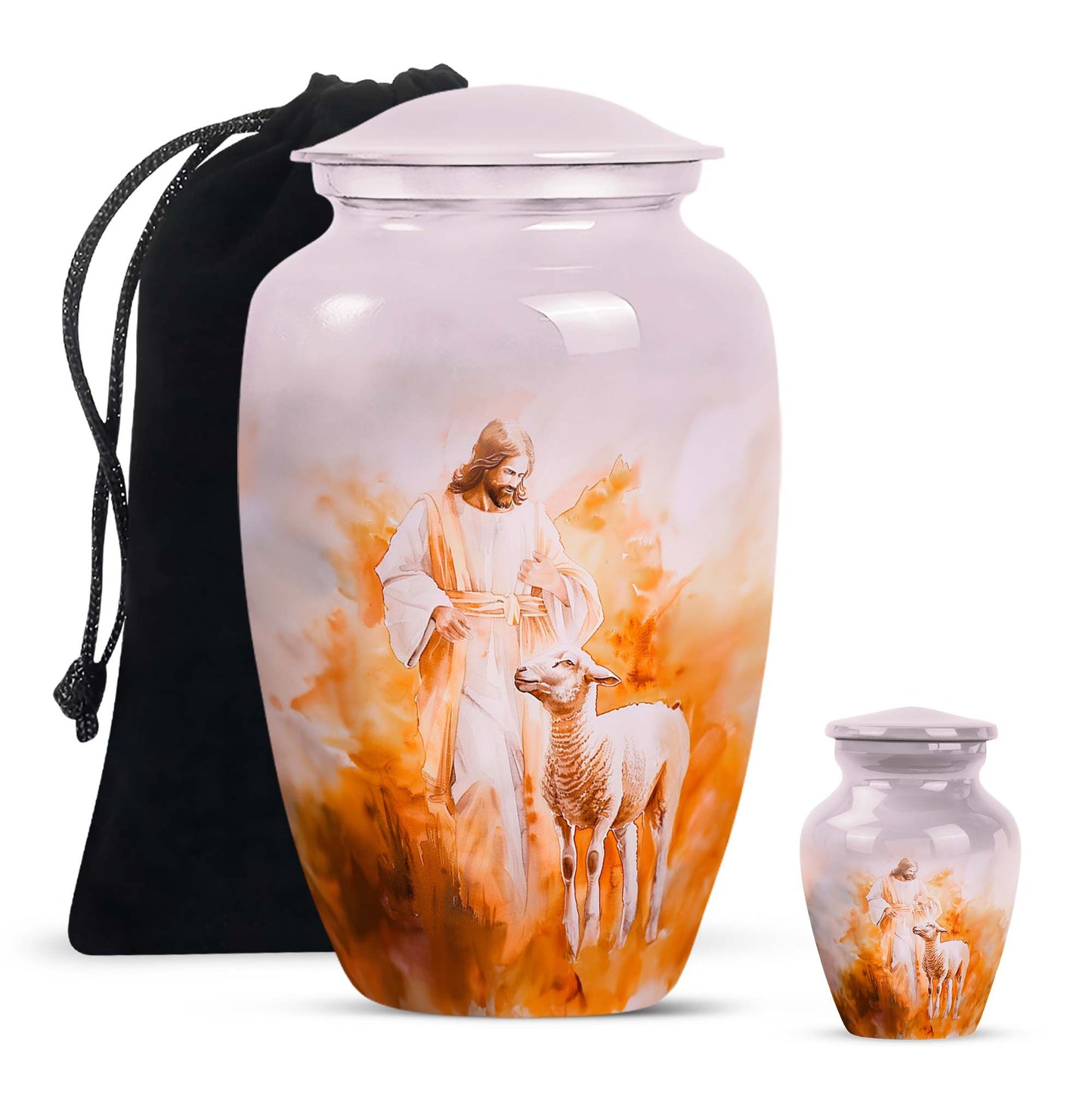 Classic 10-inch Shepherd Urn for ashes with engraving option