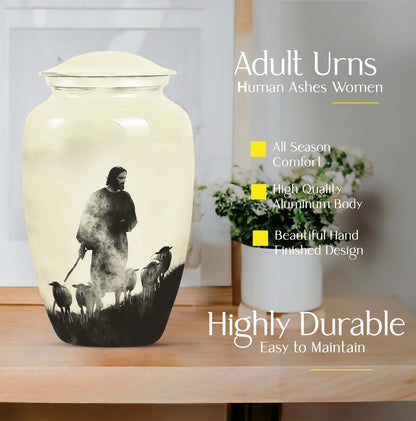 shepherd urn for adult's ashes