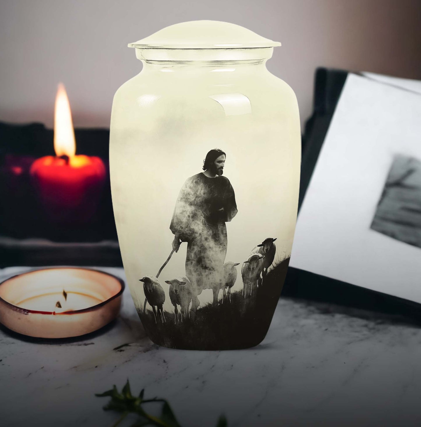 shepherd urn for adult's ashes