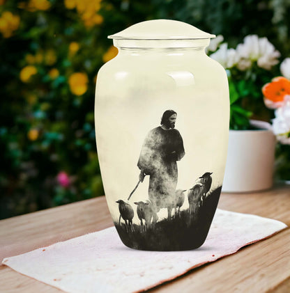 shepherd urn for adult's ashes