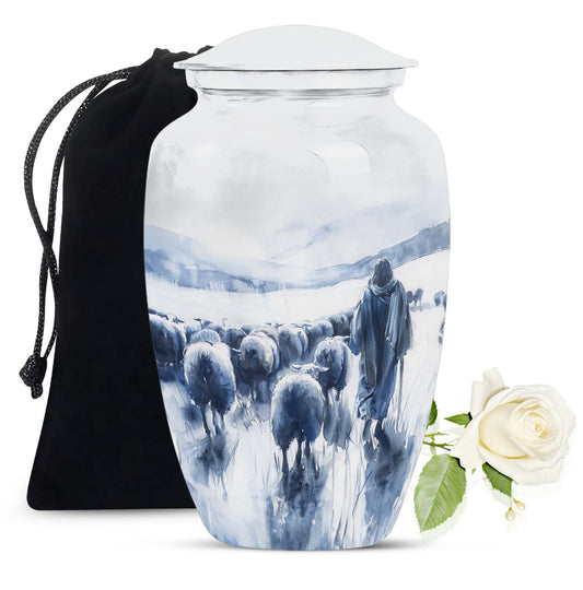 10-inch classic aluminium Shepherd Urn