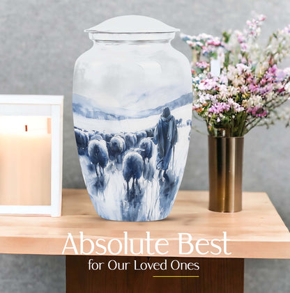 10-inch classic aluminium Shepherd Urn