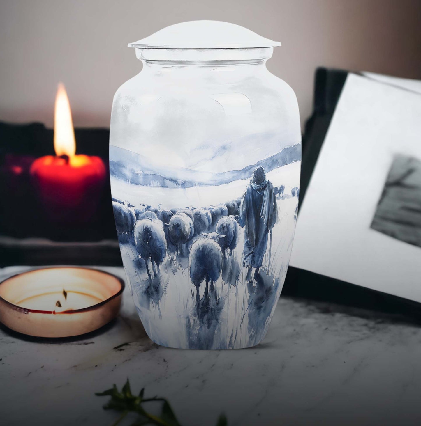 10-inch classic aluminium Shepherd Urn