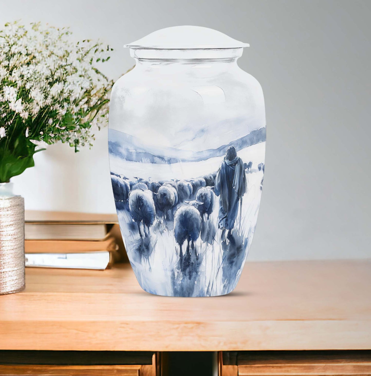 10-inch classic aluminium Shepherd Urn