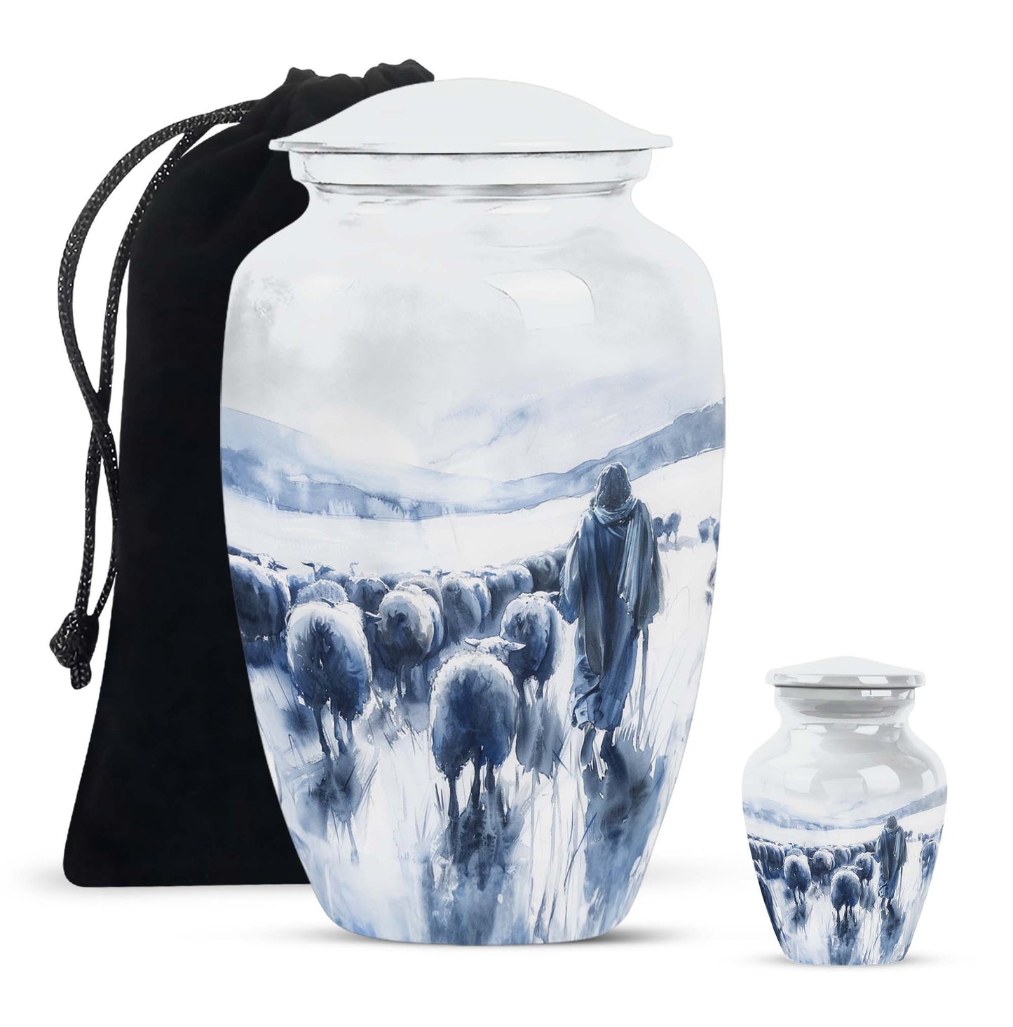 10-inch classic aluminium Shepherd Urn