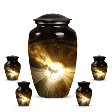 Large Urn with 4 Small Urn