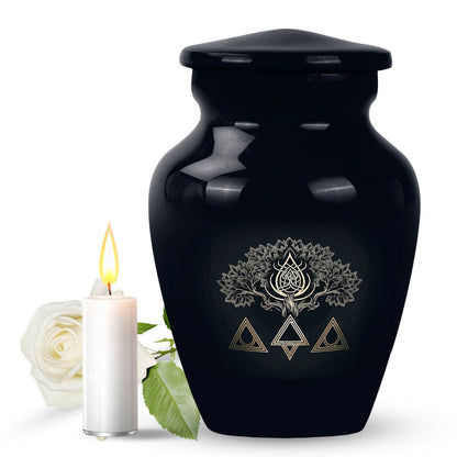 10 inch catholic urn, funeral decorative classic urn