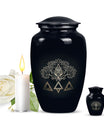 10 inch catholic urn, funeral decorative classic urn