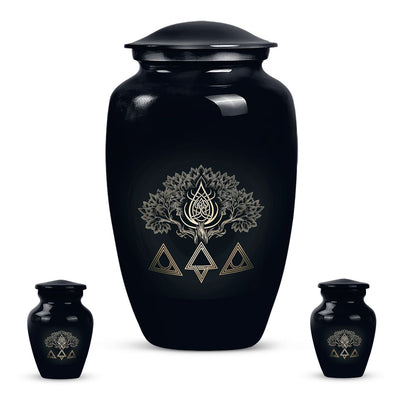10 inch catholic urn, funeral decorative classic urn
