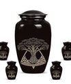 10-inch classic catholic cremation urn for human ashes, 