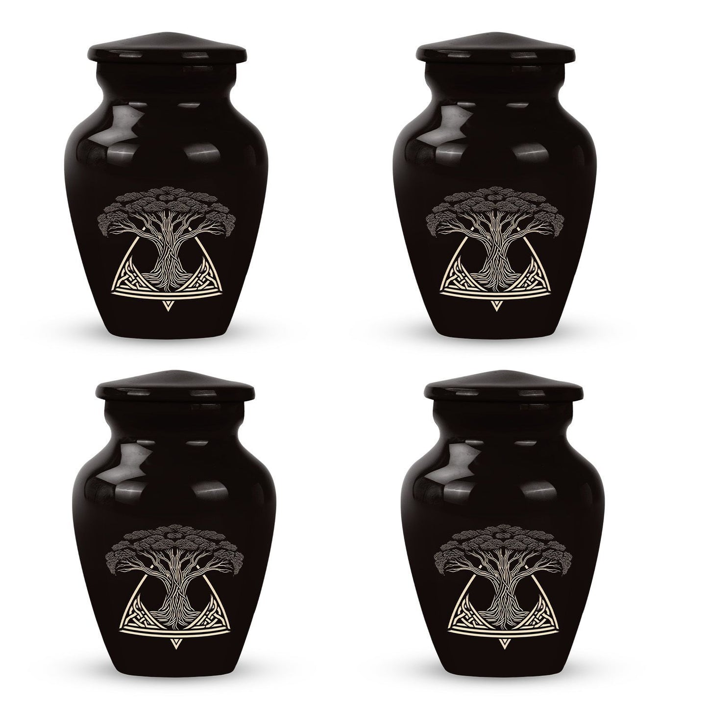 10-inch classic catholic cremation urn for human ashes, 