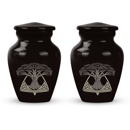 10-inch classic catholic cremation urn for human ashes, 