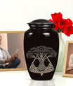 10-inch classic catholic cremation urn for human ashes, 