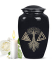 catholic funeral urn for adult human ashes