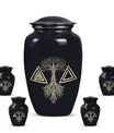 catholic funeral urn for adult human ashes