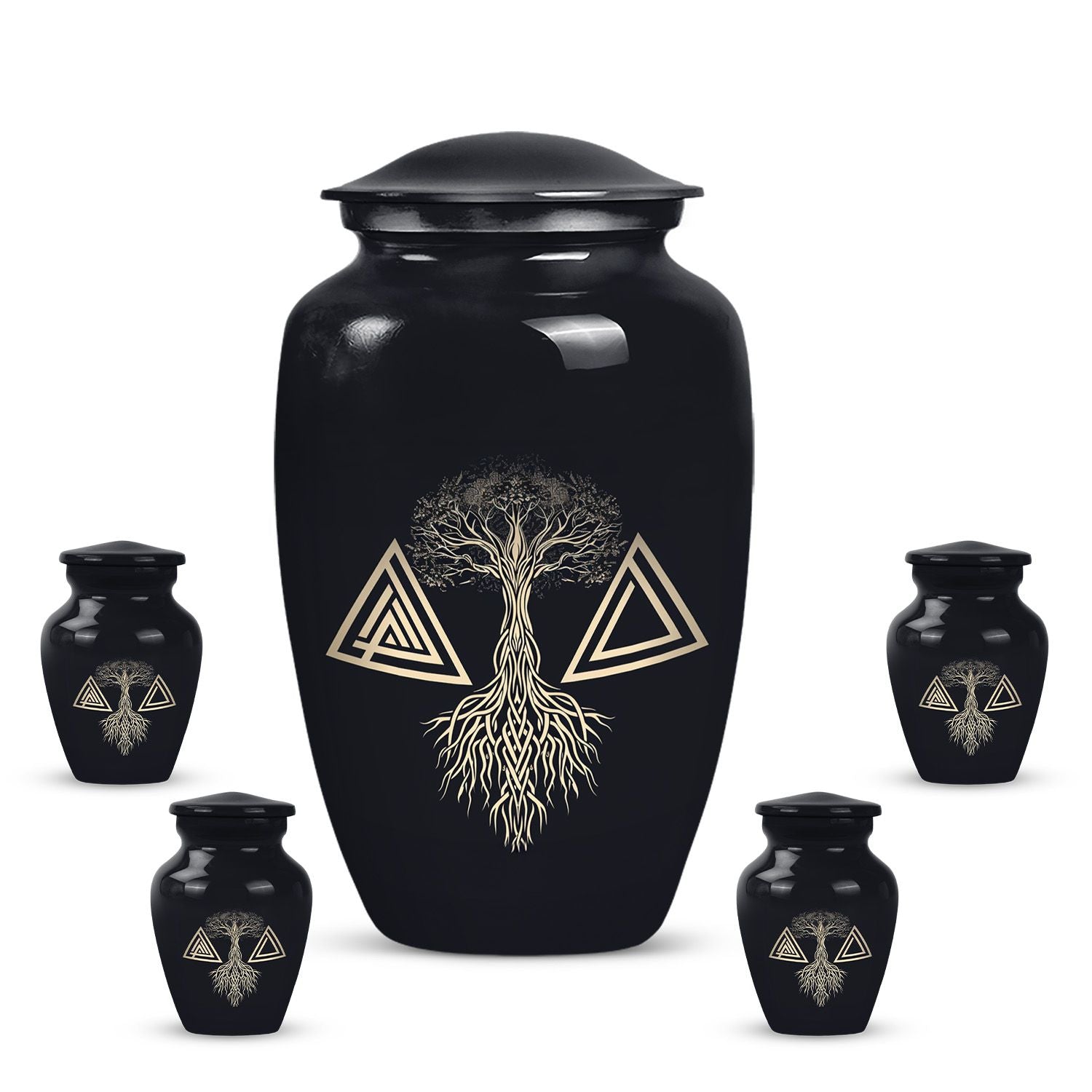 catholic funeral urn for adult human ashes