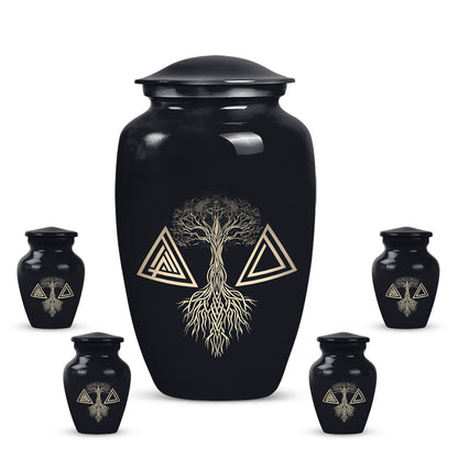 catholic funeral urn for adult human ashes