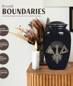 catholic funeral urn for adult human ashes