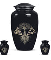 catholic funeral urn for adult human ashes